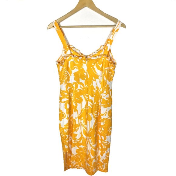Trina Turk Dresses Trina Turk Zile Yellow White Floral Dress 8